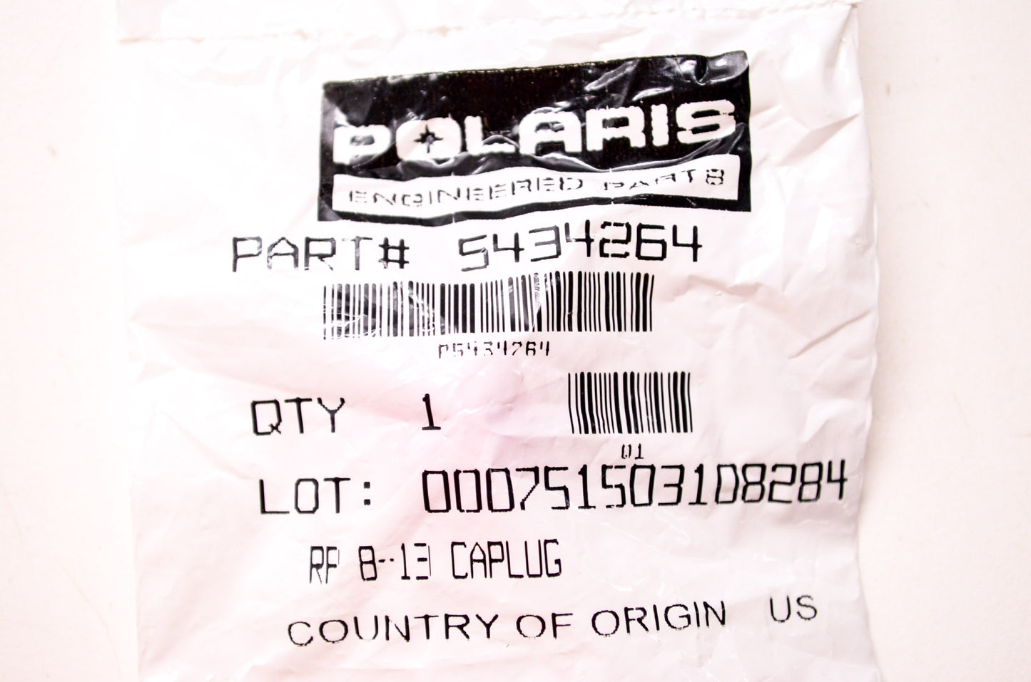 OEM Polaris 5434264 Drain Plug NOS