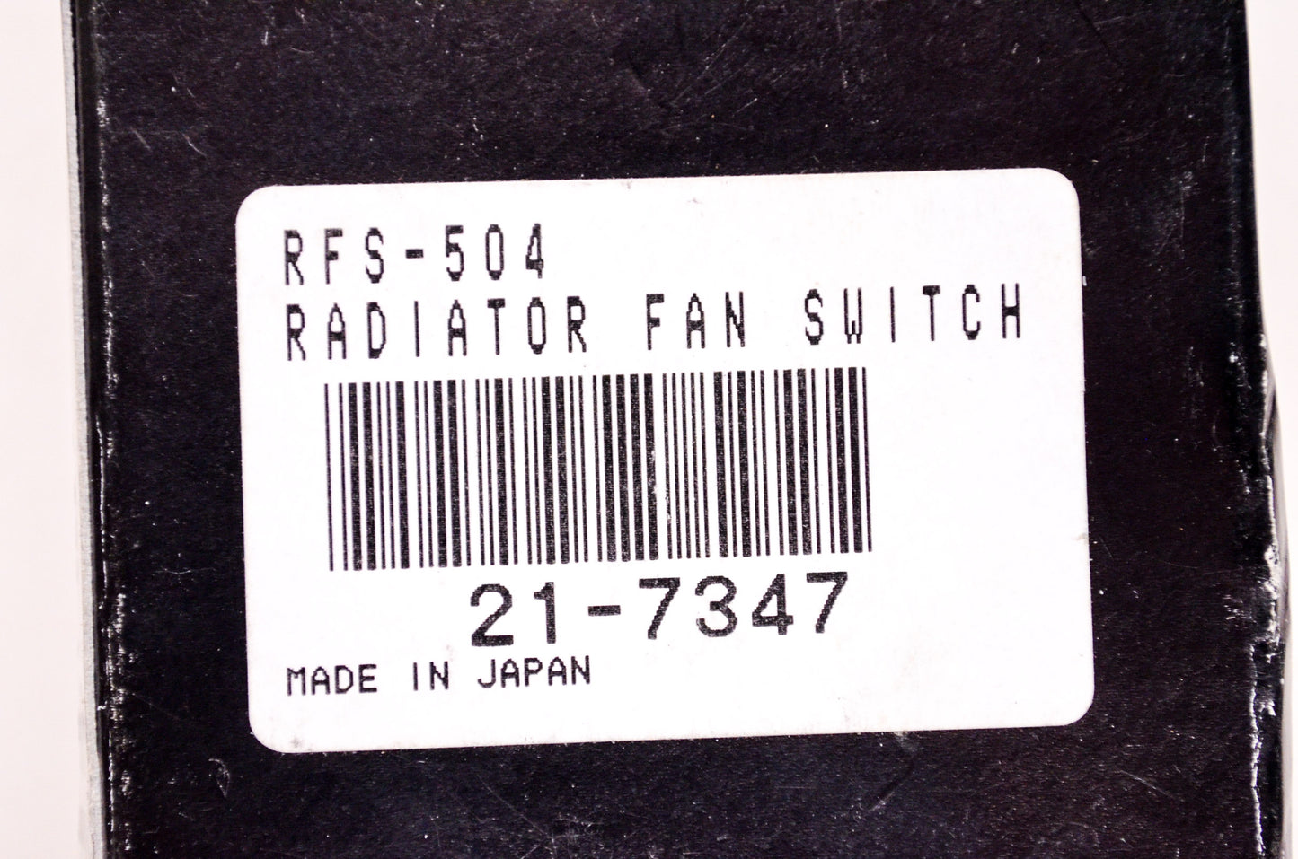 Tour Max 21-7347, RFS-504, 1901-0290 Radiator Fan Thermo Switch NOS