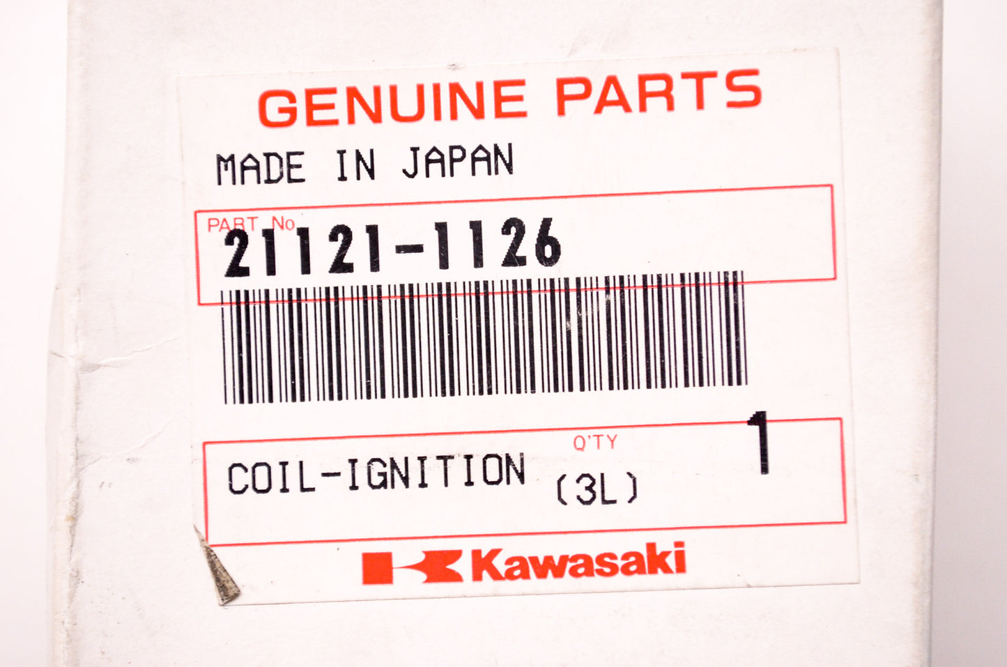 OEM Kawasaki 21121-1126 Ignition Coil NOS