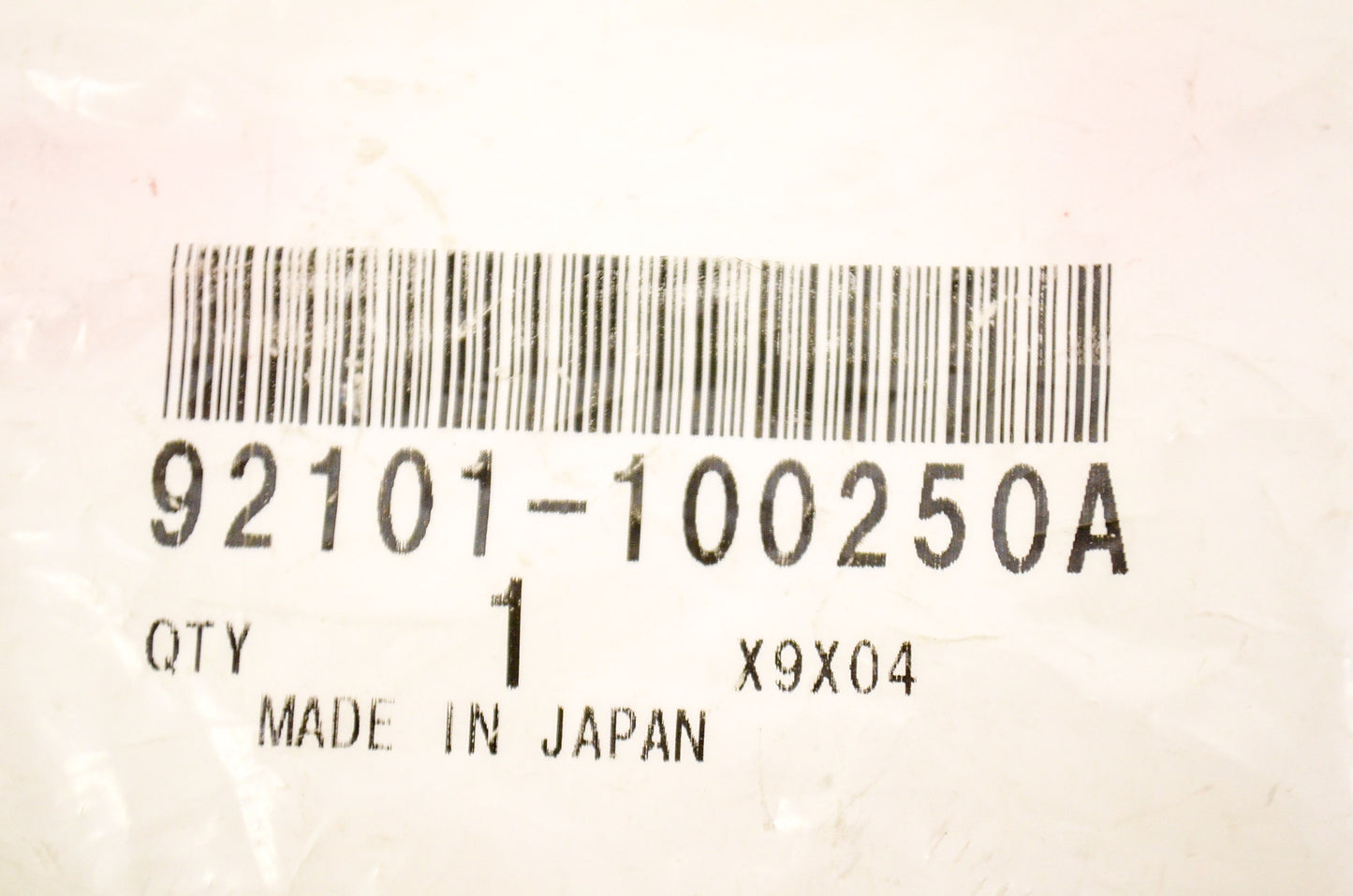 OEM Honda 92101-100250A Hex Bolt 10X25 NOS