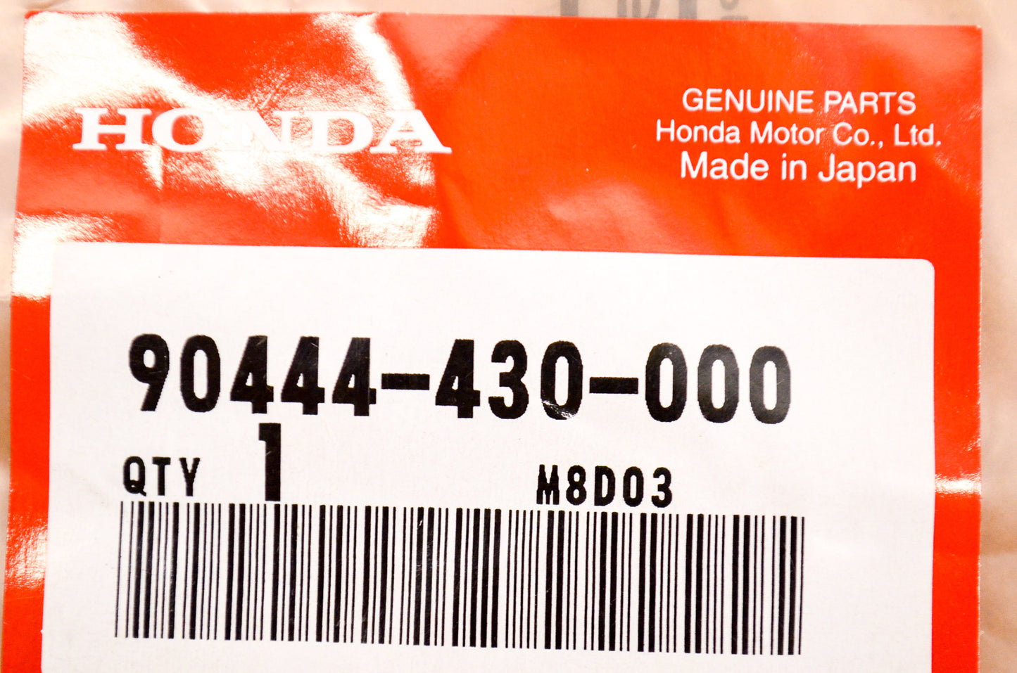 OEM Honda 90444-430-000 Washer (25.2X30) NOS