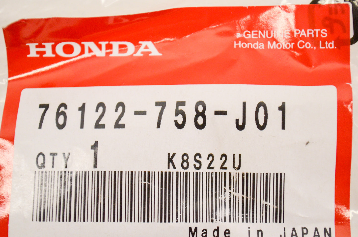 OEM Honda 76122-758-J01 Tensioner Spring NOS