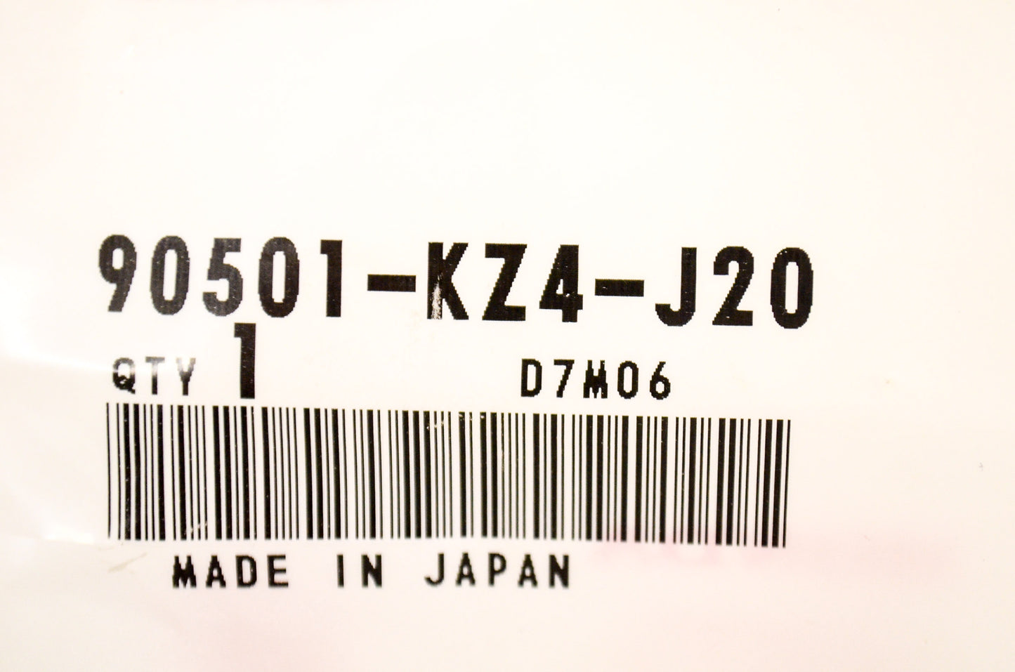 OEM Honda 90501-KZ4-J20 Collar A Qty 2 NOS