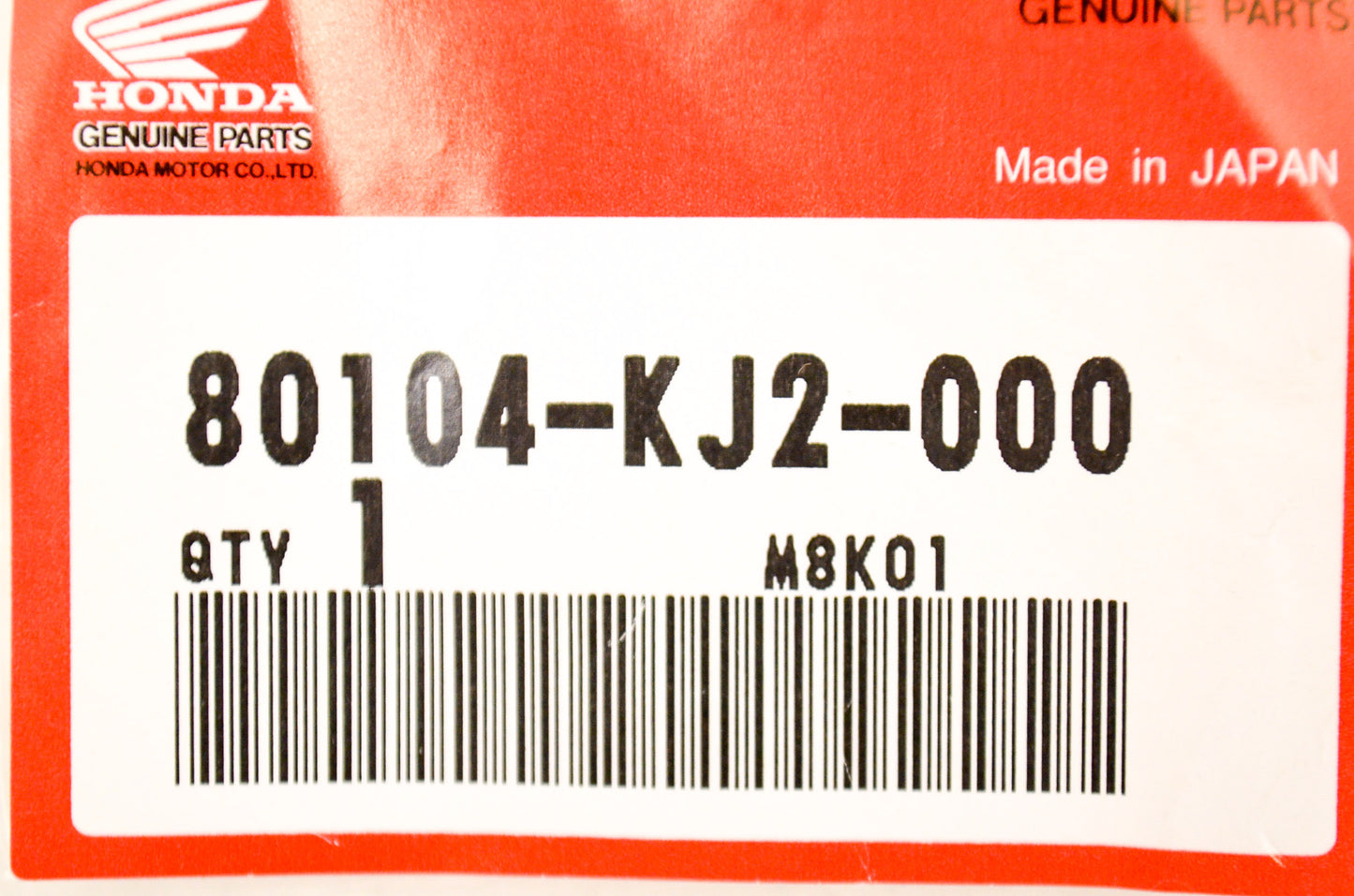 OEM Honda 80104-KJ2-000 Rear Fender Nut Qty 2 NOS