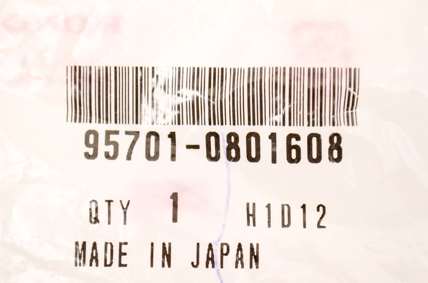OEM Honda 95701-0801608 Flange Bolt 8X16 NOS