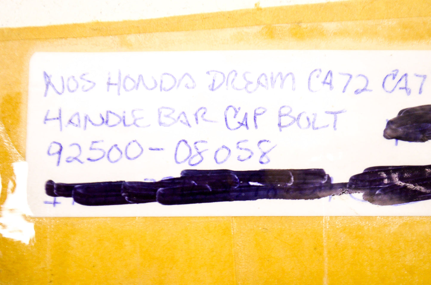 Cap Bolt NOS