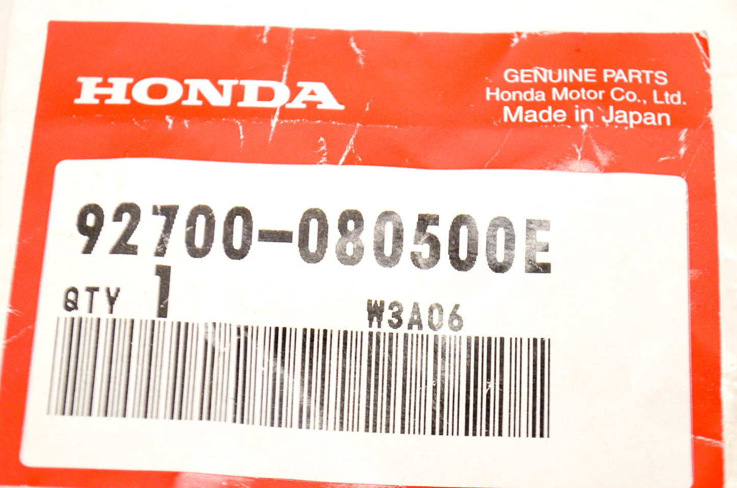 OEM Honda 92700-080500E Stud Bolt 8X50 NOS