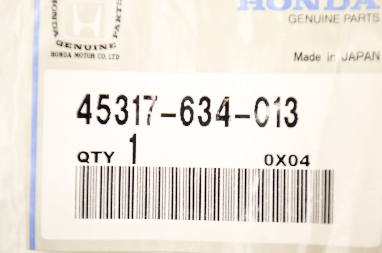 OEM Honda 45317-634-013 Right Adjusting Screw NOS