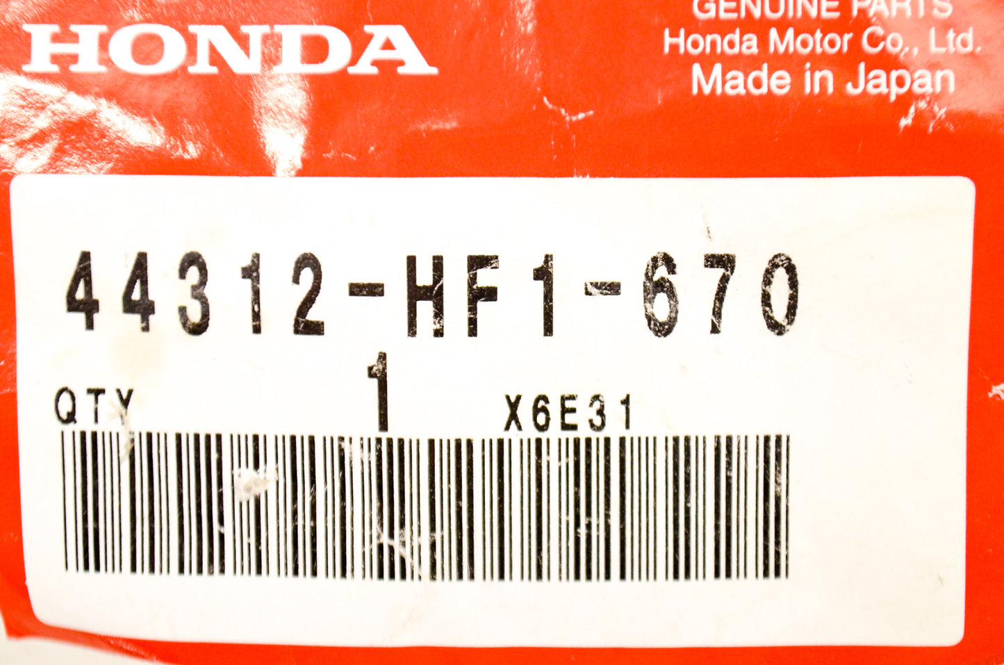 New OEM Honda Front Wheel Collar NOS