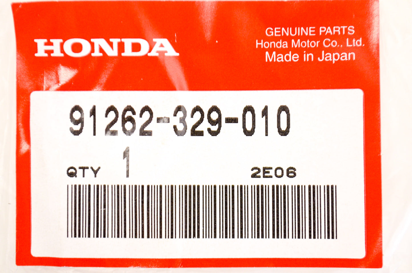 OEM Honda 91262-329-010 O-Ring (62X2) NOS