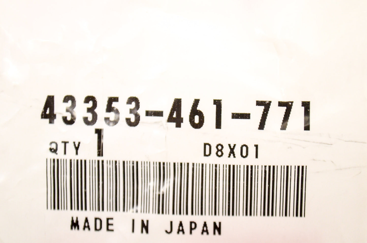 OEM Honda 43353-461-771 Bleeder Cap NOS