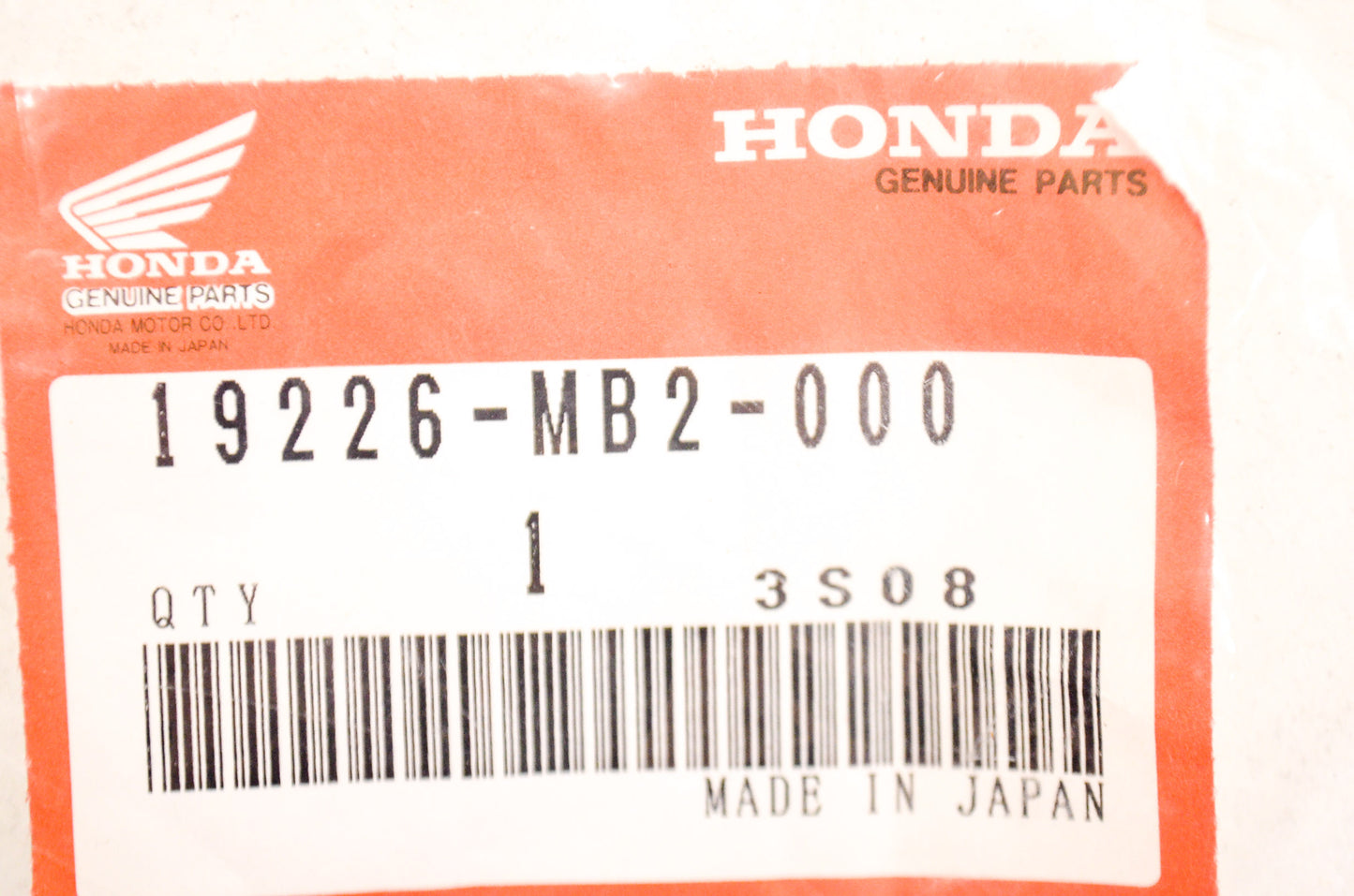 OEM Honda 19226-MB2-000 Gasket NOS