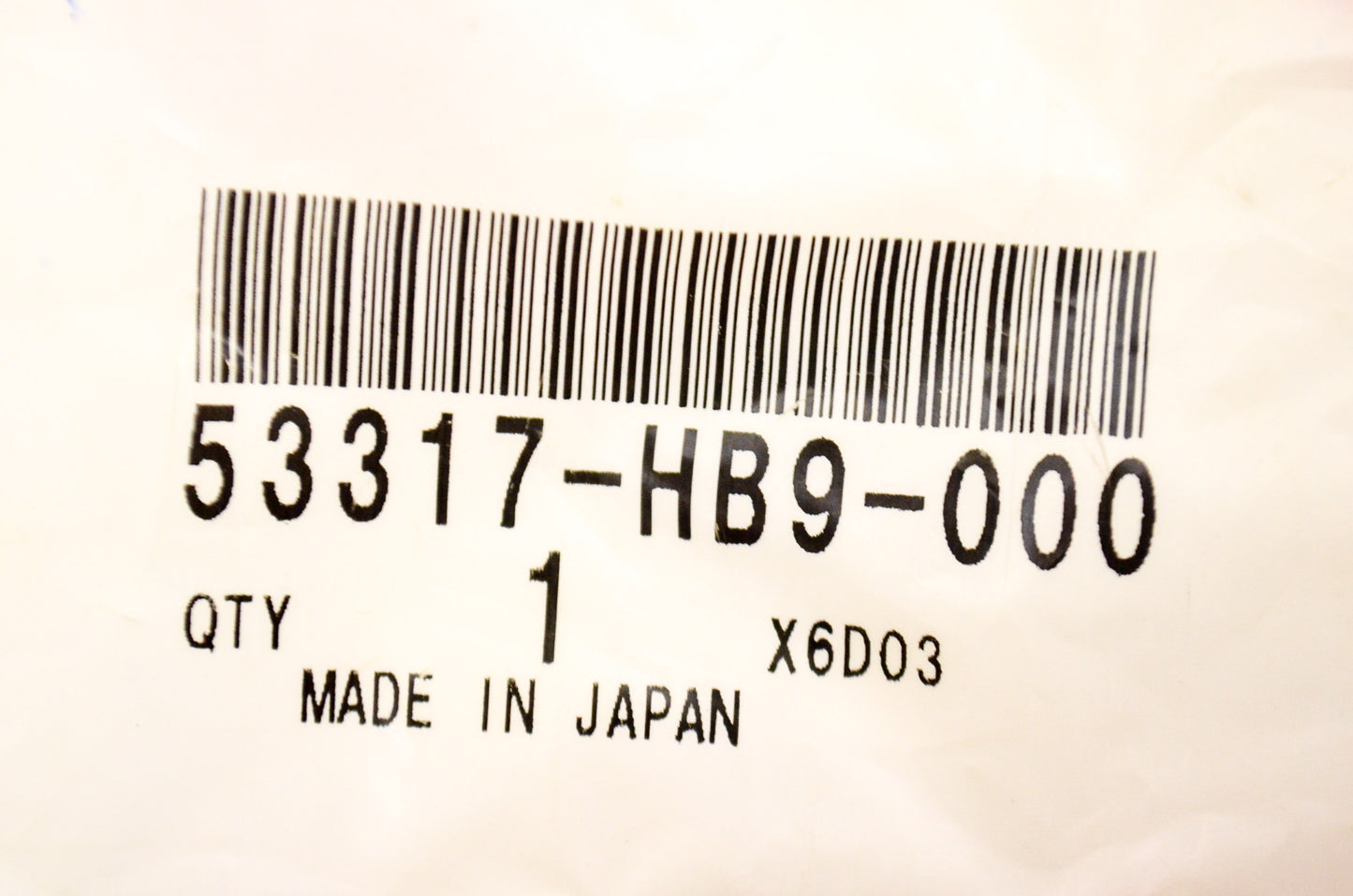 OEM Honda 53317-HB9-000 Steering Shaft Collar NOS