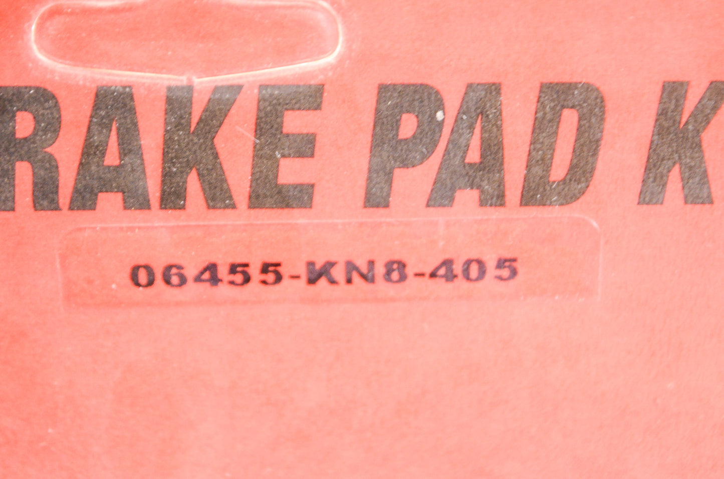 OEM Honda 06455-KN8-405 Front Pad Set NOS