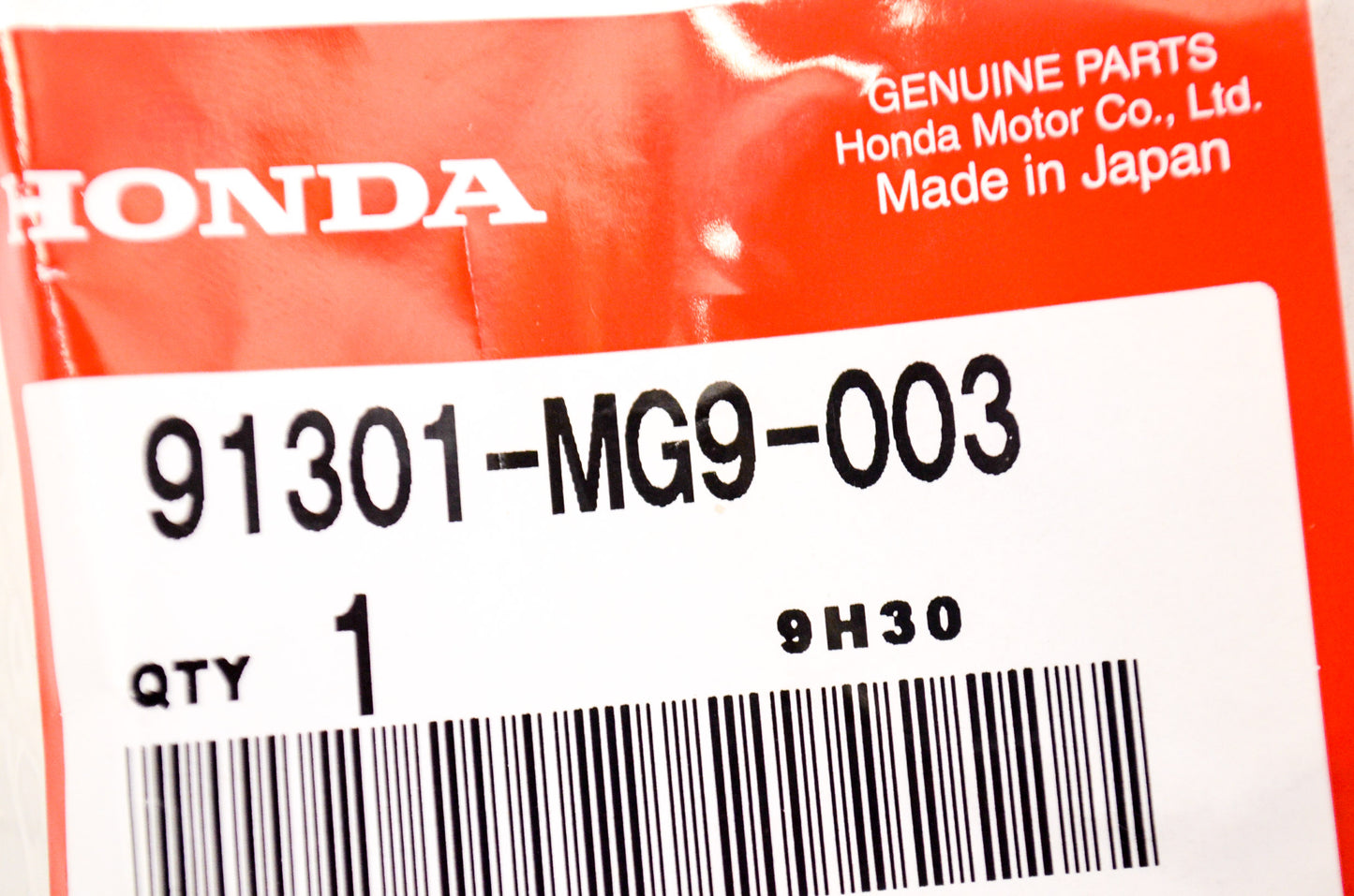 OEM Honda 91301-MG9-003 O-Ring (35.5X2.6) NOS