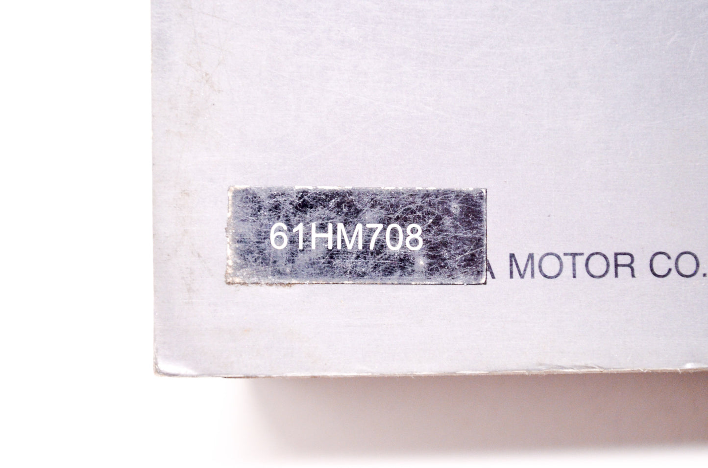 OEM Honda 61HM708 Service Manual TRX400FW 95-03