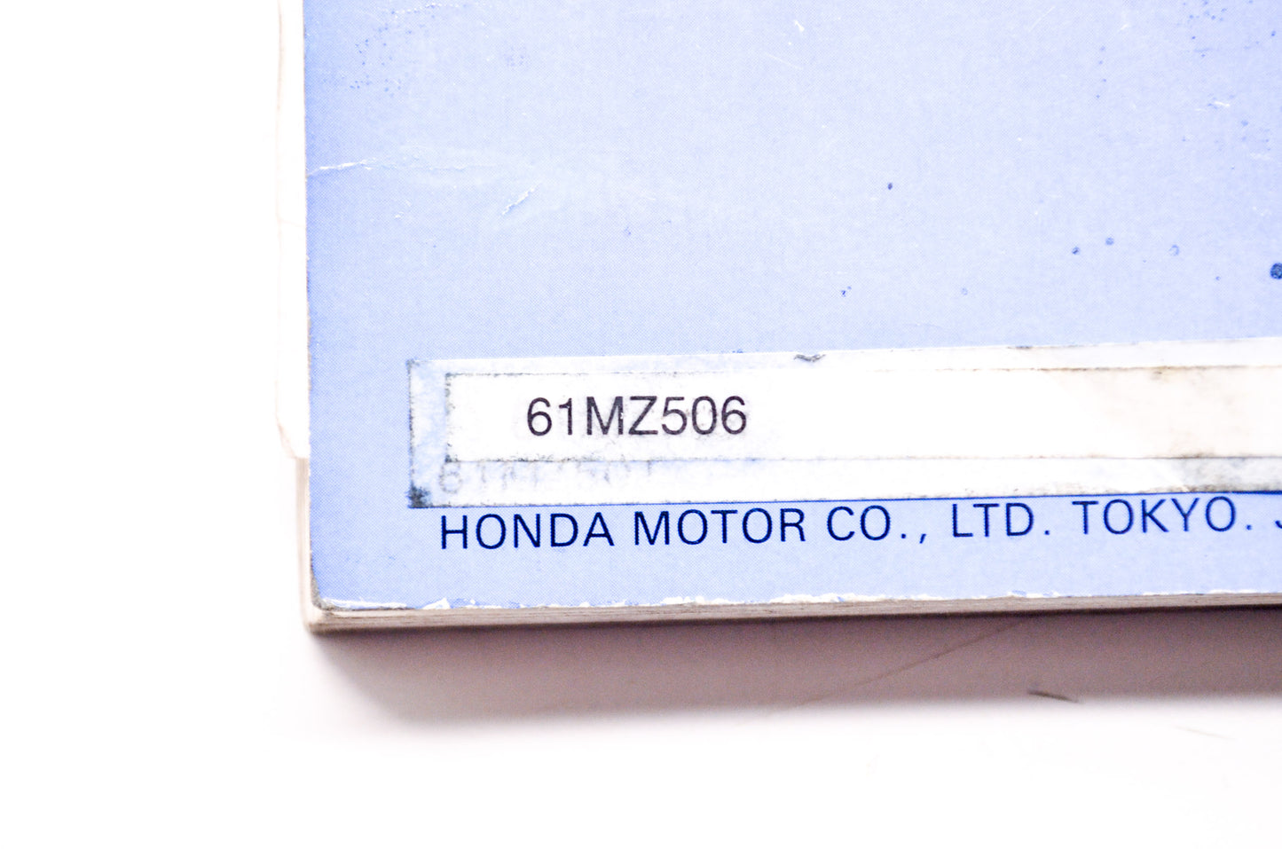 OEM Honda 61MZ506 Service Manual VF750C/CD