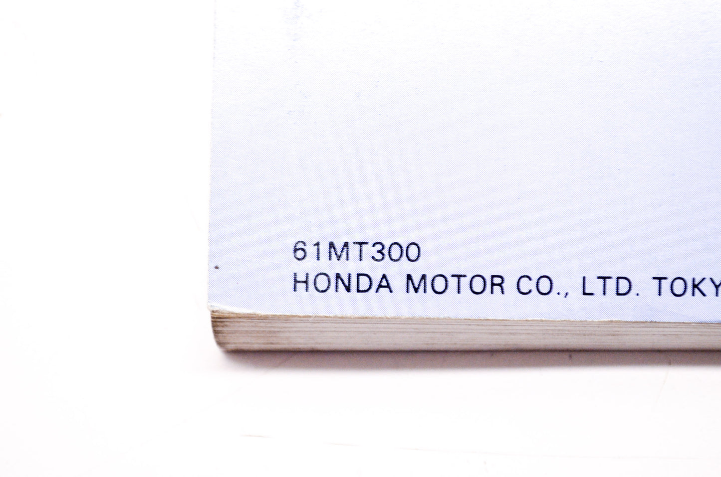 OEM Honda 61MT300 ST1100/A'97 Service Manual