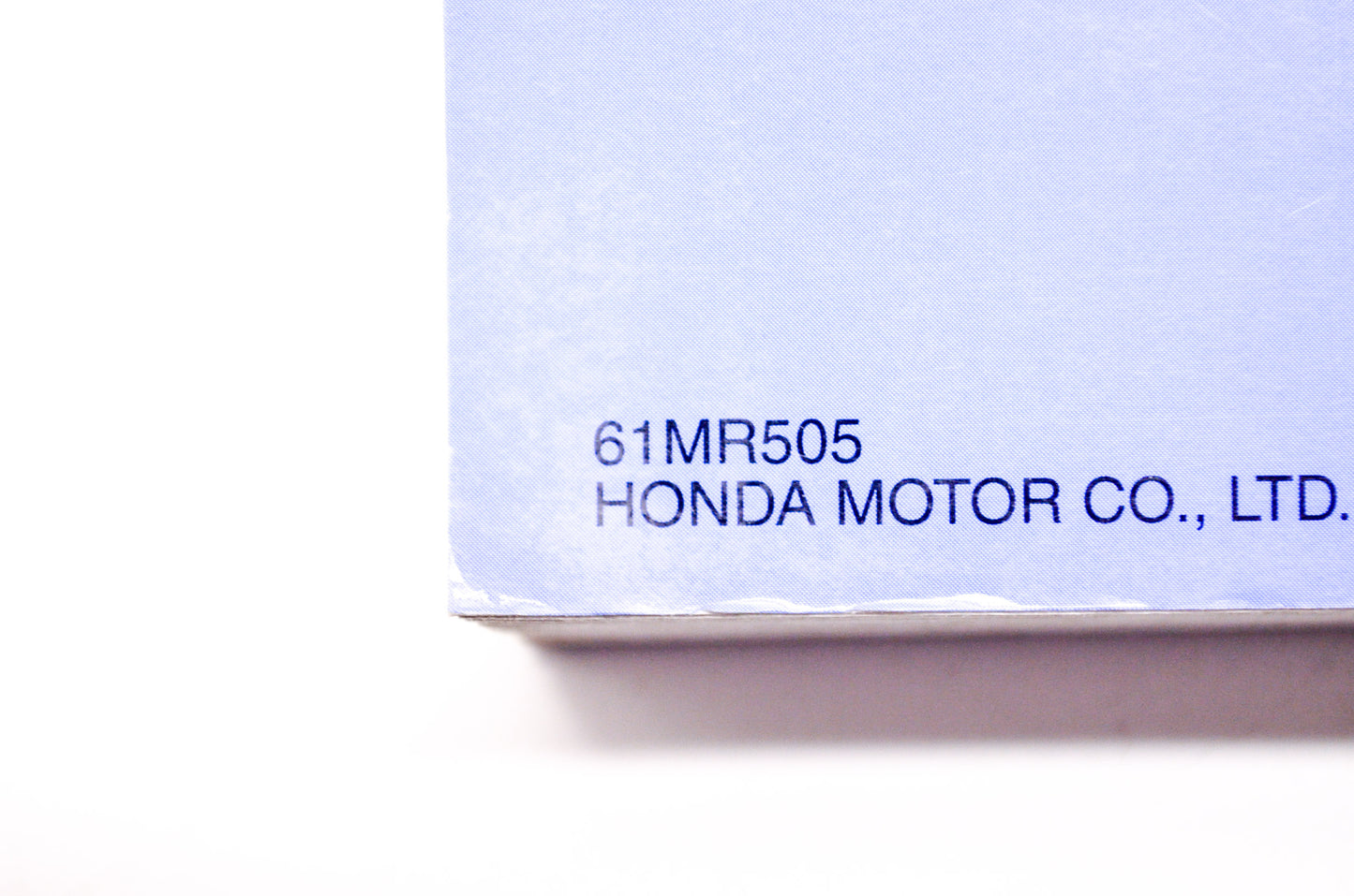 Honda Service Shop Manual 89-90, 94-98 PC800 Pacific Coast
