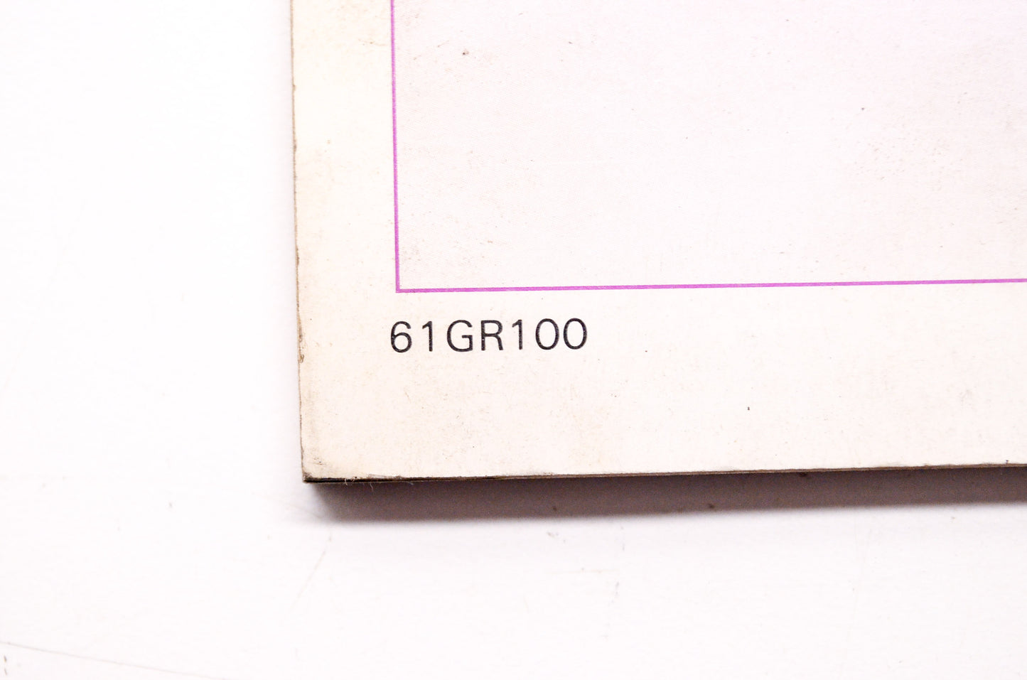 OEM Honda 61GR100 Service Manual SE50/P E