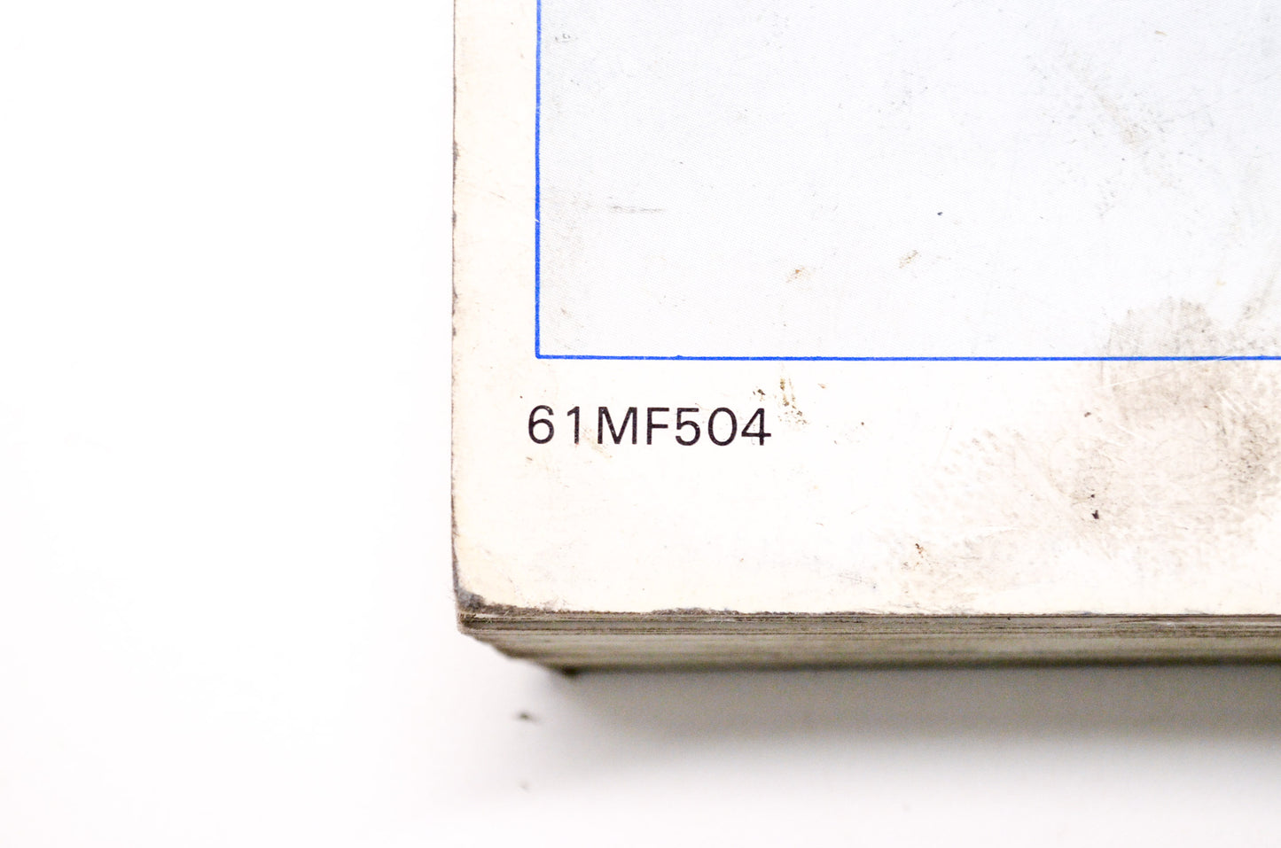 OEM Honda 61MF504 Service Manual 86 VT500C