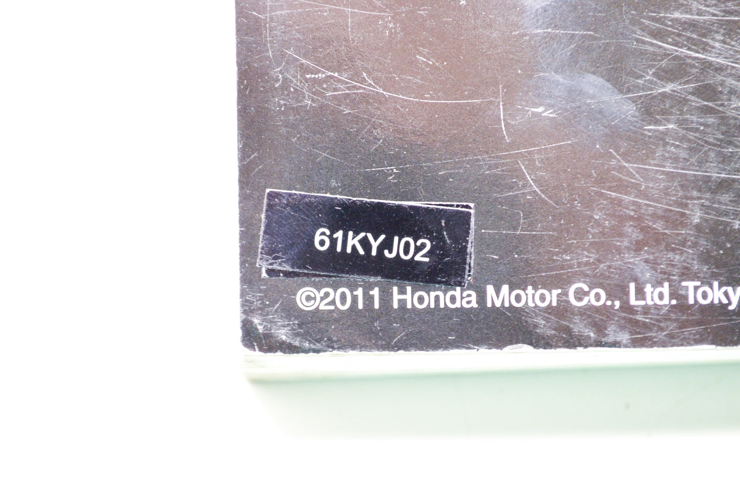 Honda Service Shop Manual 2011-2013 CBR250R/RA