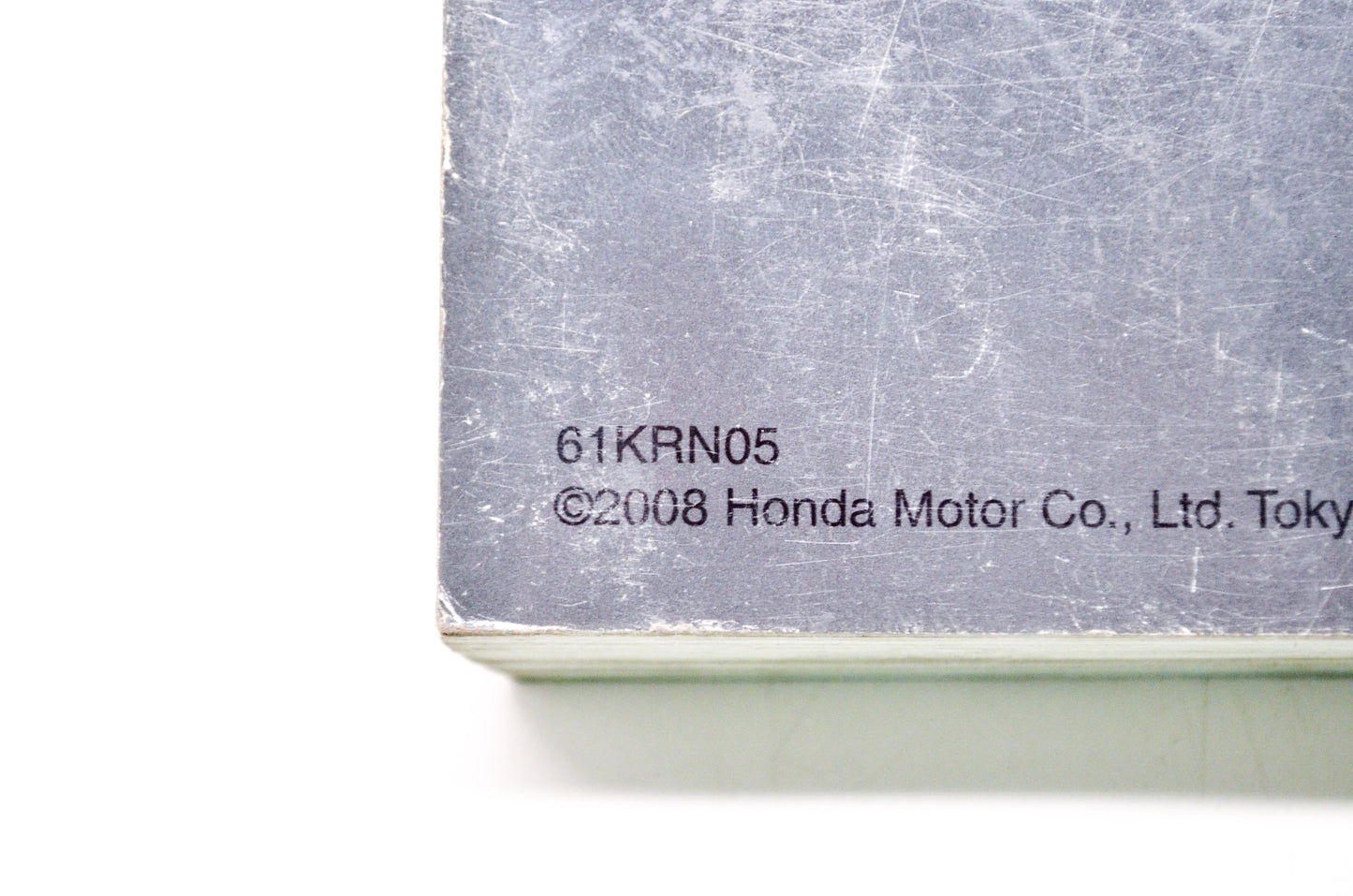 OEM Honda 61KRN05 CRF250R 04-09 Service Manual