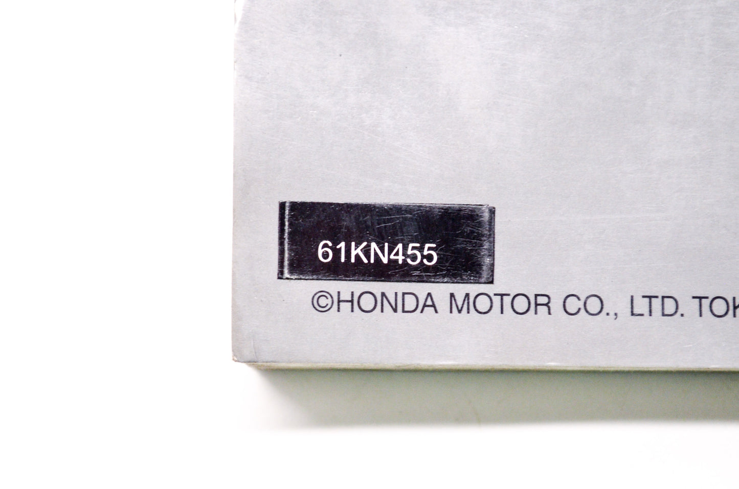 OEM Honda 61KN455 XR80/100R 98-3 Service Manual