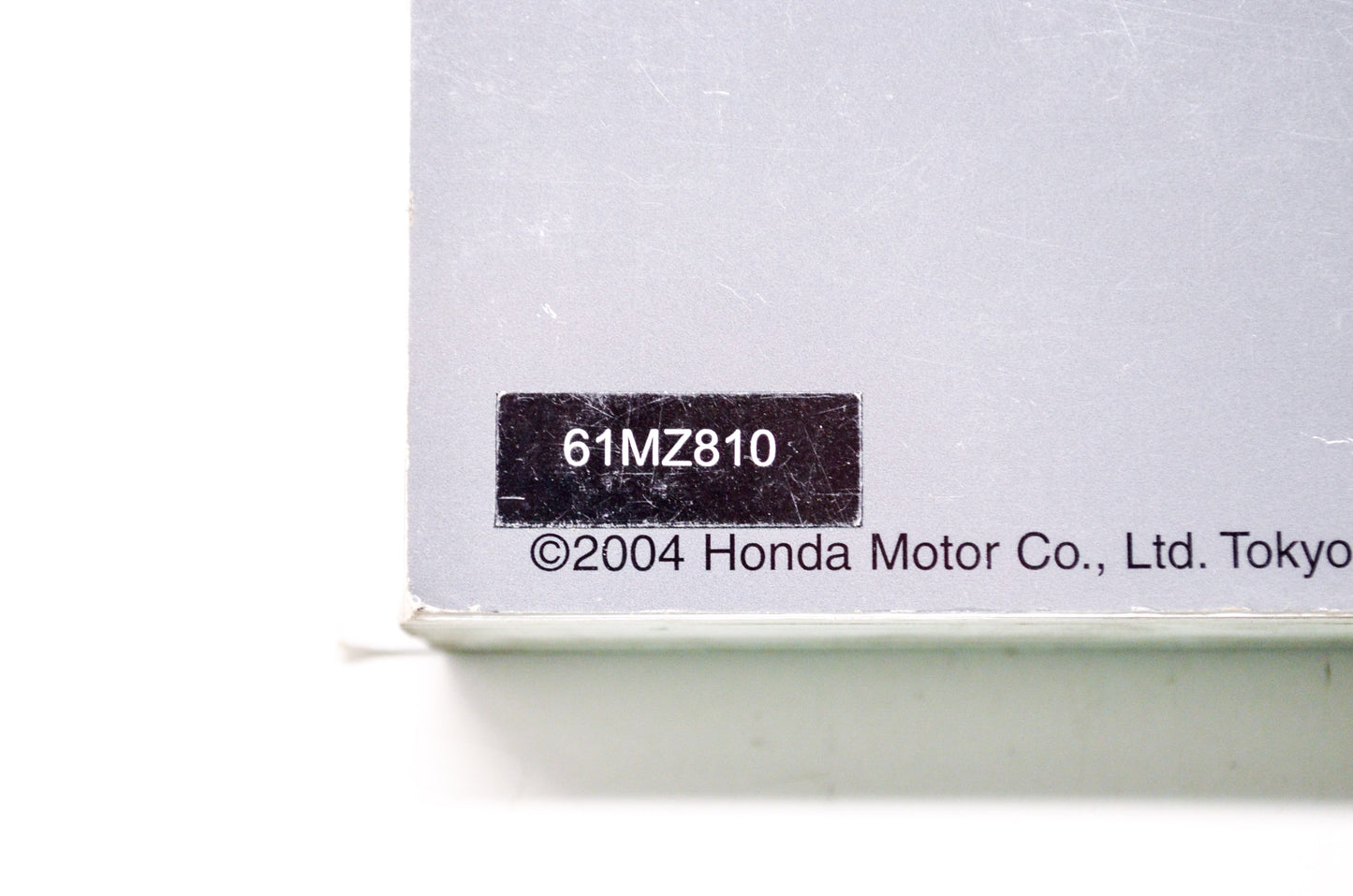 OEM Honda 61MZ810 Service Manual VT600C 97-07