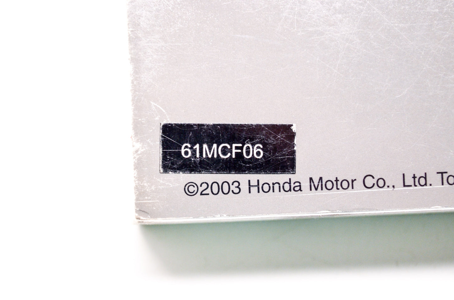 OEM Honda 61MCF06 Service Manual RVT1000R 00-06