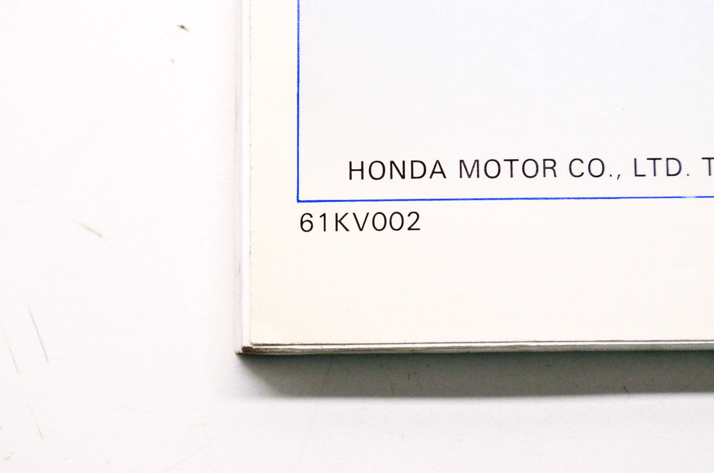 Honda Service Shop Manual 88-90 VTR VTR250