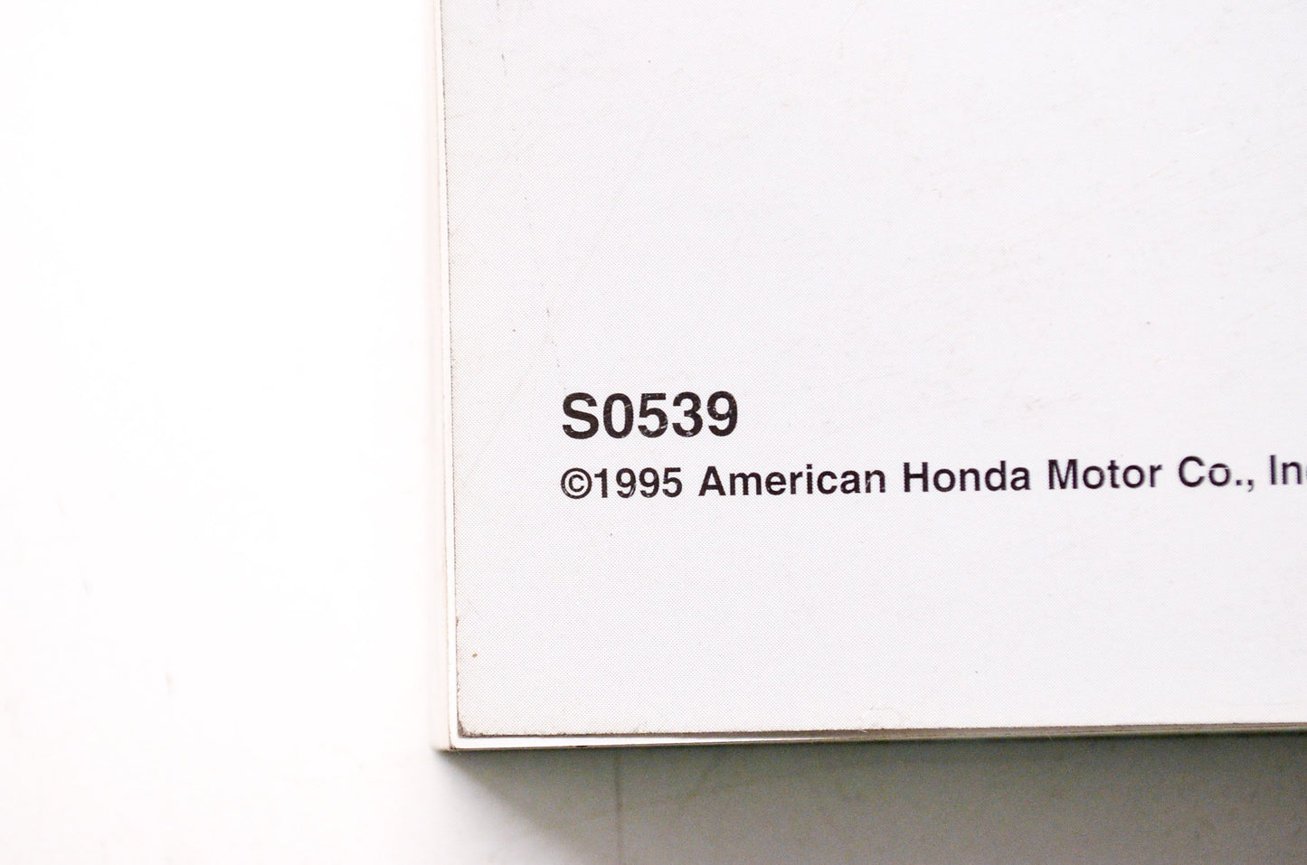Honda Spec Manual Motorcycle Scooter ATV 1981-1990