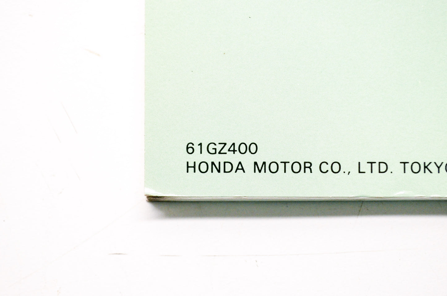 OEM Honda 61GZ400 EZ90'95 Service Manual