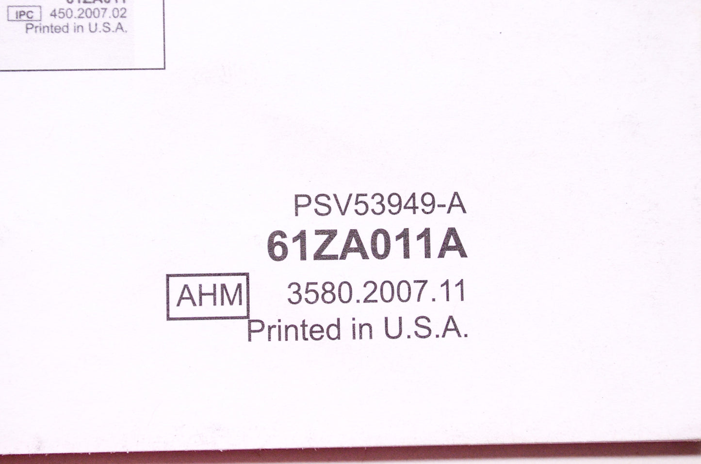 Honda Generator EL5000 EX5500 ES6500 Addendum 1