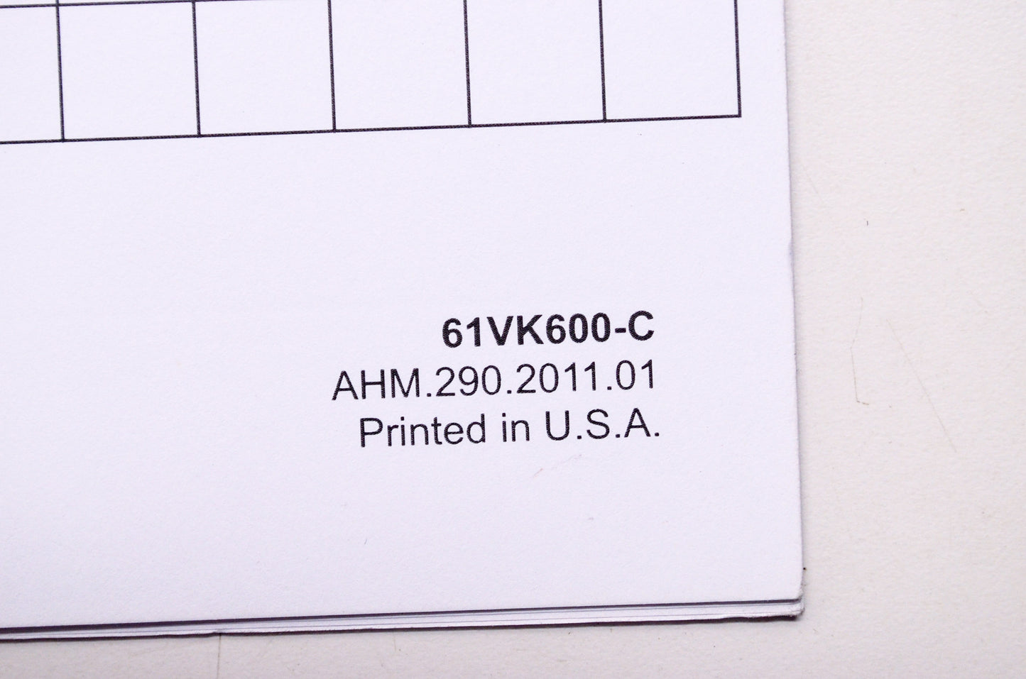 Honda Addendum to the HRC216K2HXA Shop Service Repair Manual