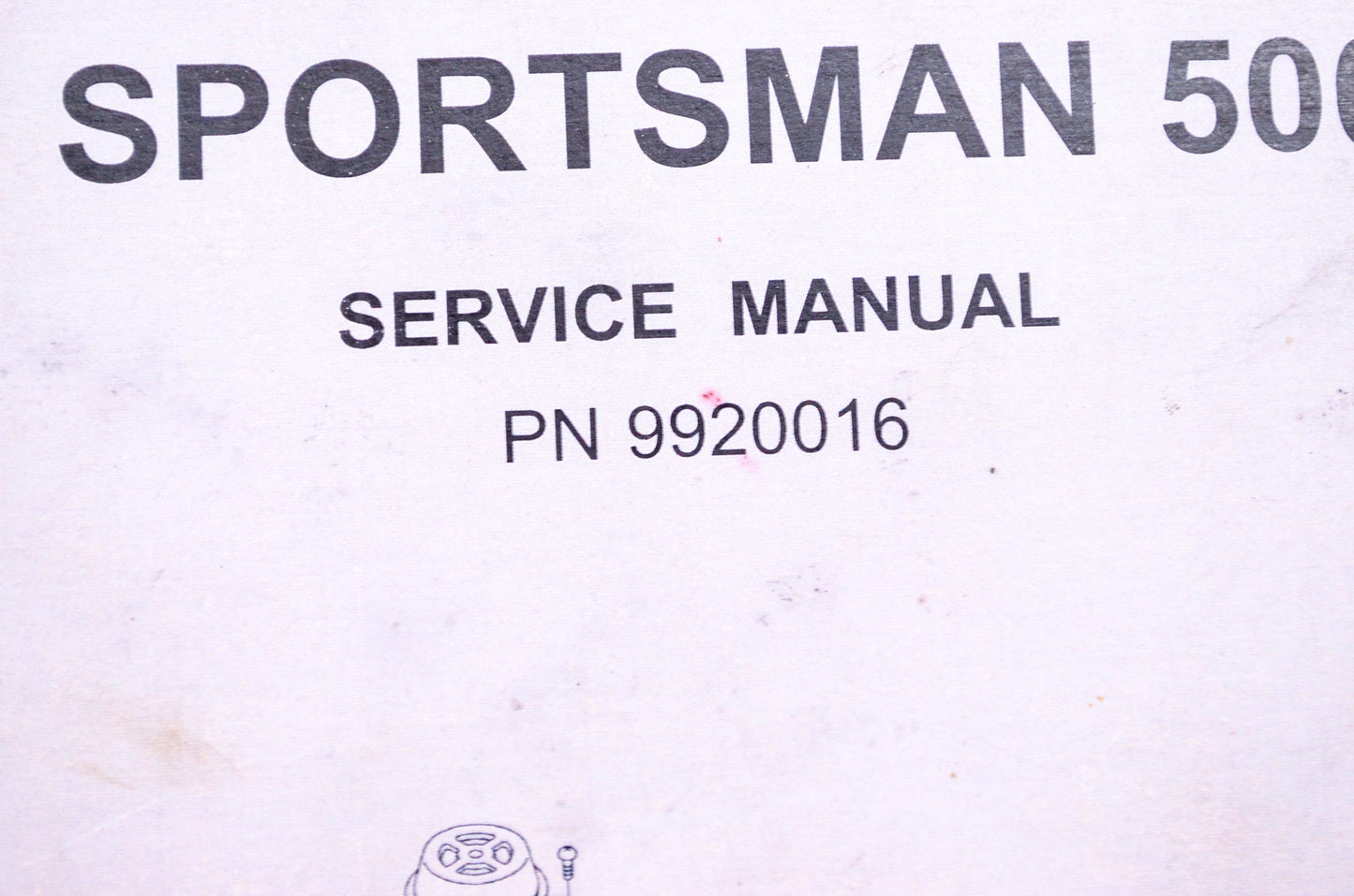 OEM Polaris 9920016 Service Manual 06 Sportsman 500 EFI