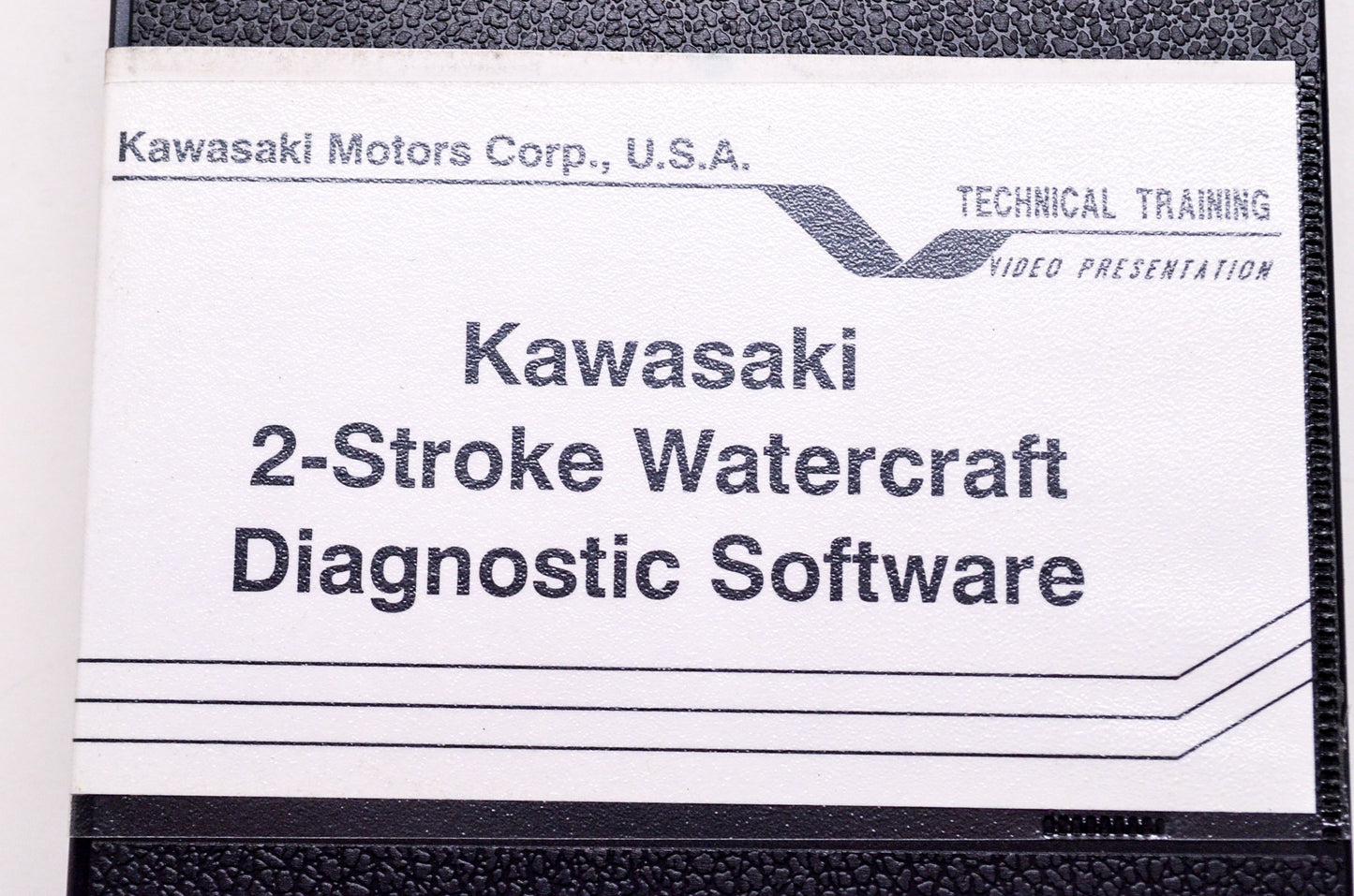 OEM Kawasaki Technical Training VHS Video 2-Stroke Watercraft Diagn