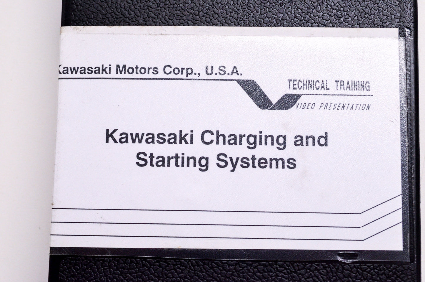 OEM Kawasaki Technical Training VHS Video Charging & Starting Syste