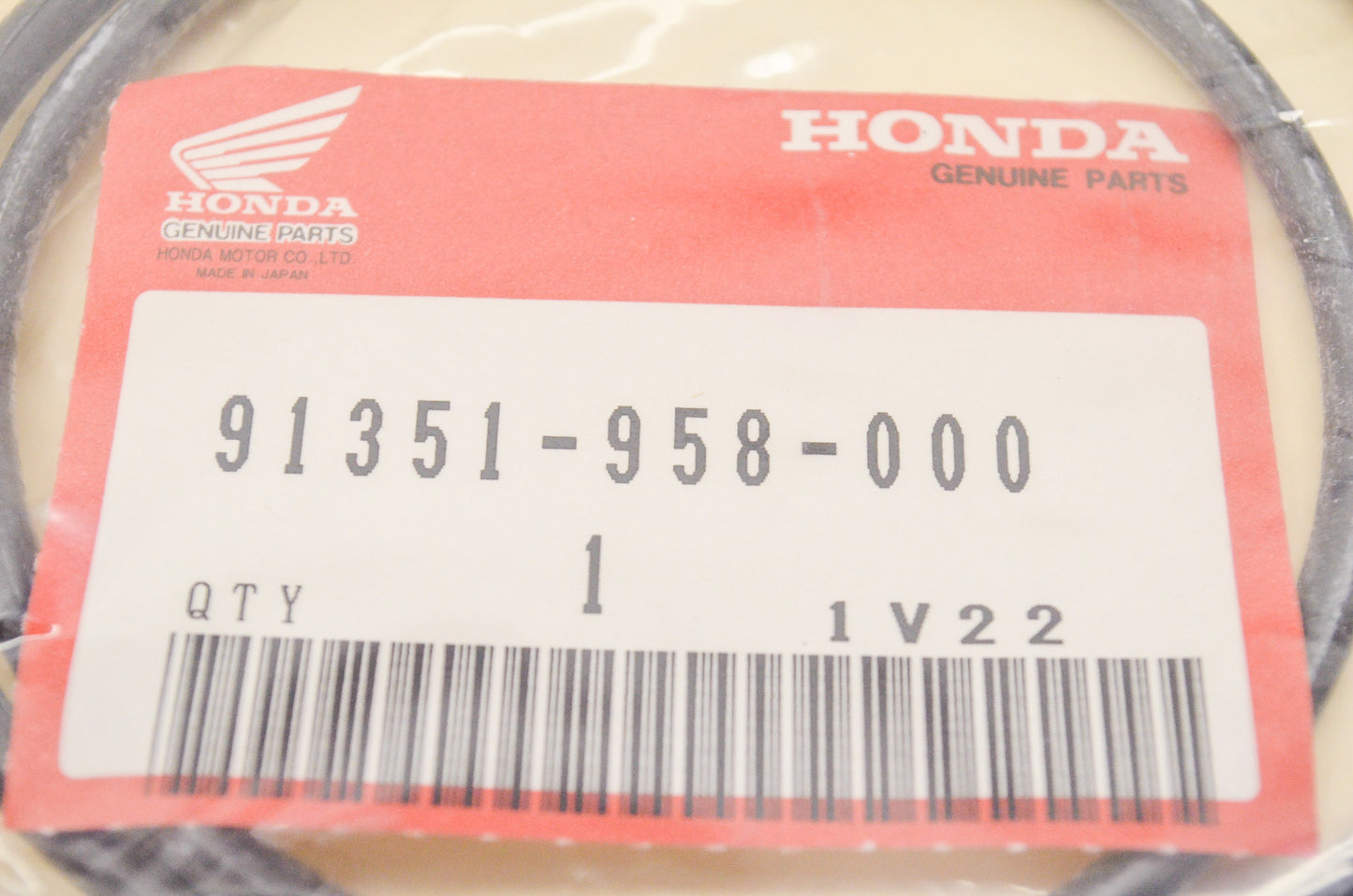 OEM Honda 91351-958-000 O-Ring (176X4.2) NOS