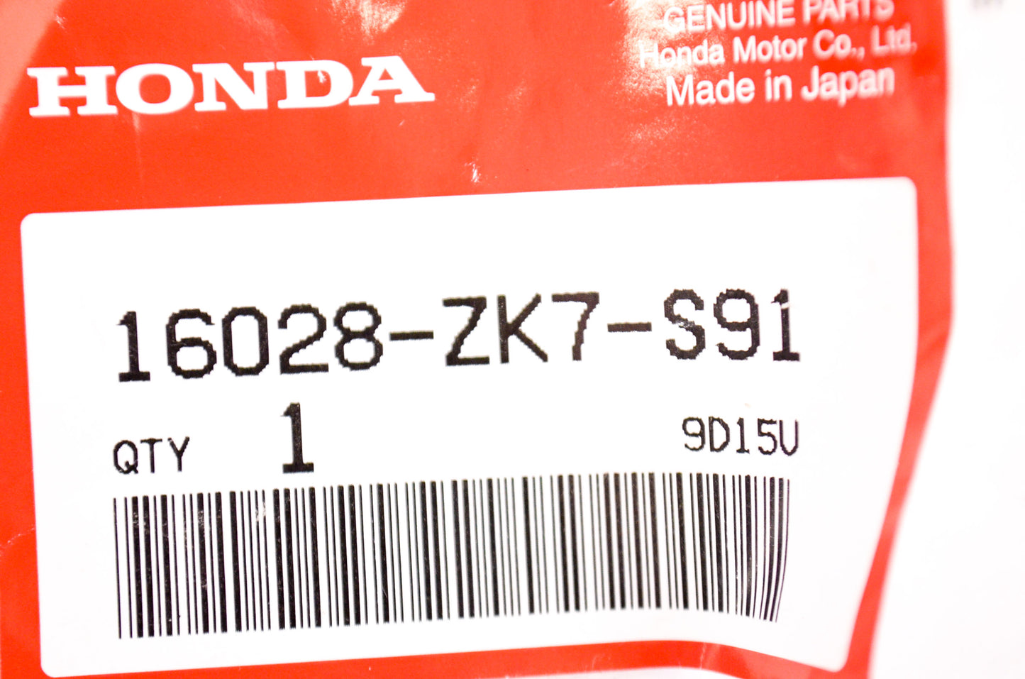 OEM Honda 16028-ZK7-S91 Screw Set NOS