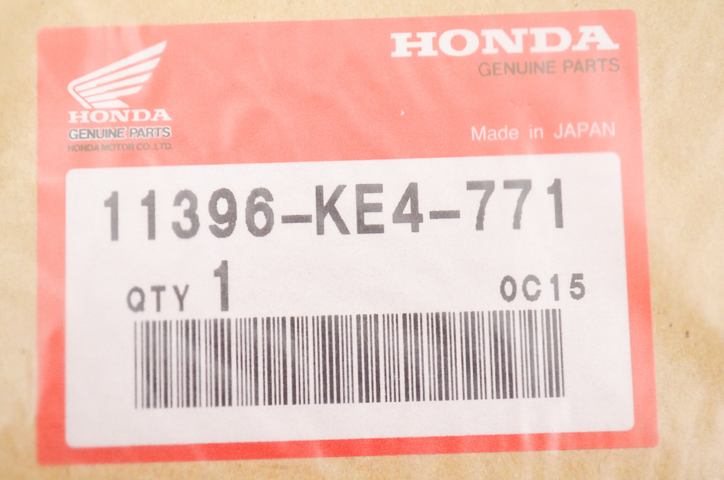 OEM Honda 11396-KE4-771 Left Gasket NOS