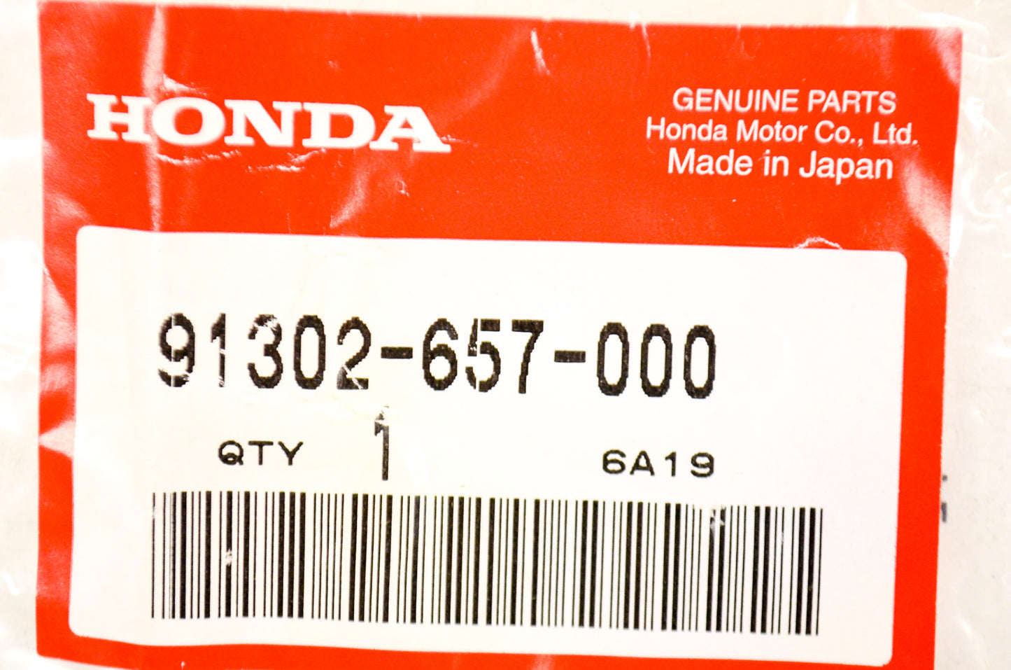 OEM Honda 91302-657-000 O-Ring (53.8X3.1) NOS
