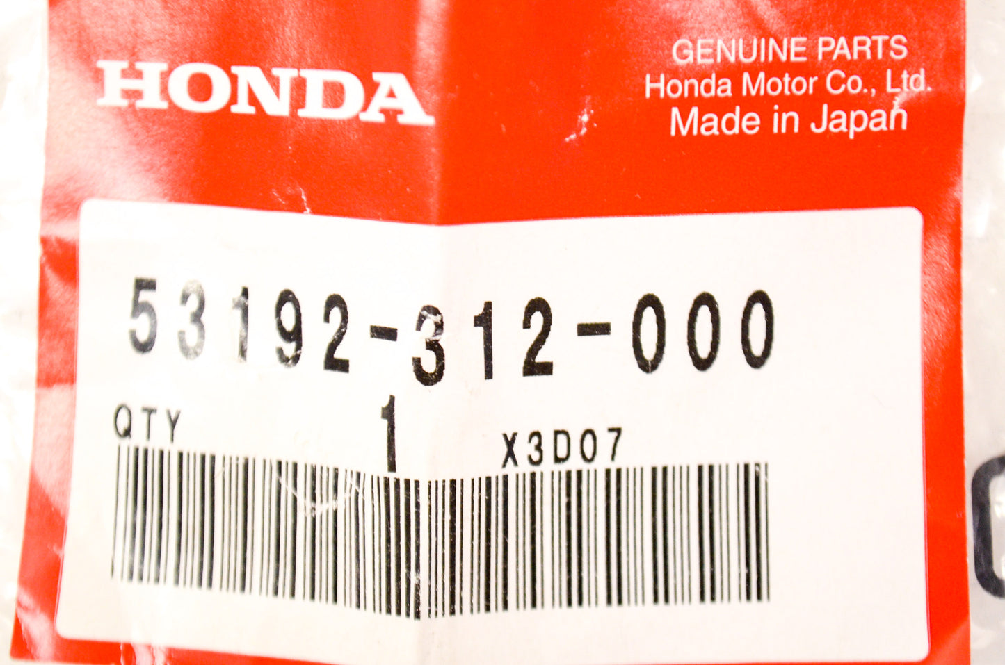 OEM Honda 53192-312-000 Cable Adjusting Bolt NOS