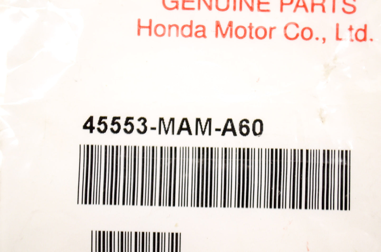 OEM Honda 45553-MAM-A60 Cap NOS