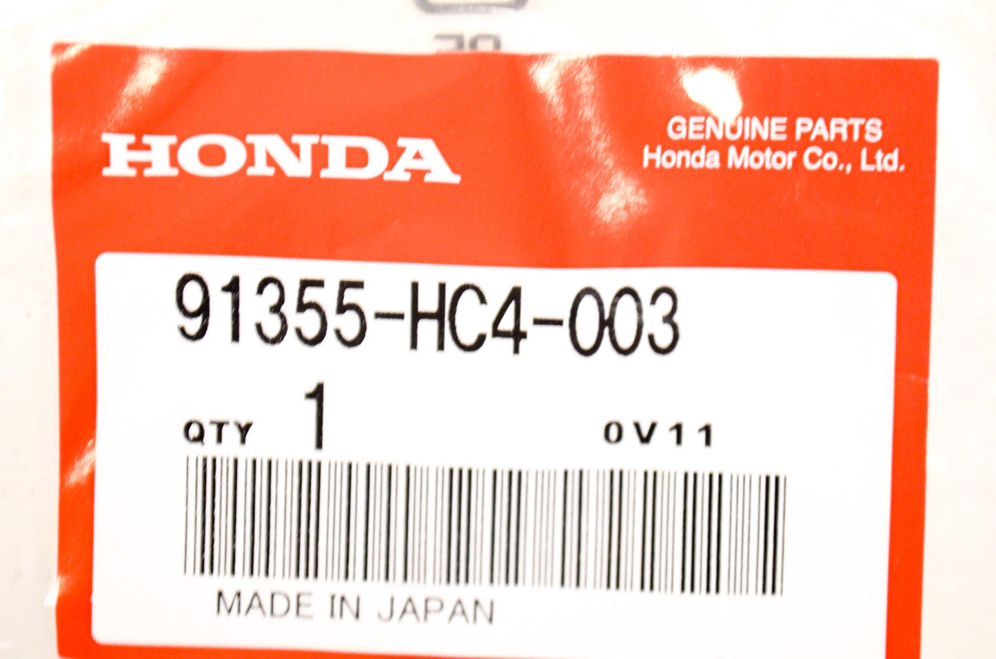 OEM Honda 91355-HC4-003 O-Ring (181X3.1) NOS
