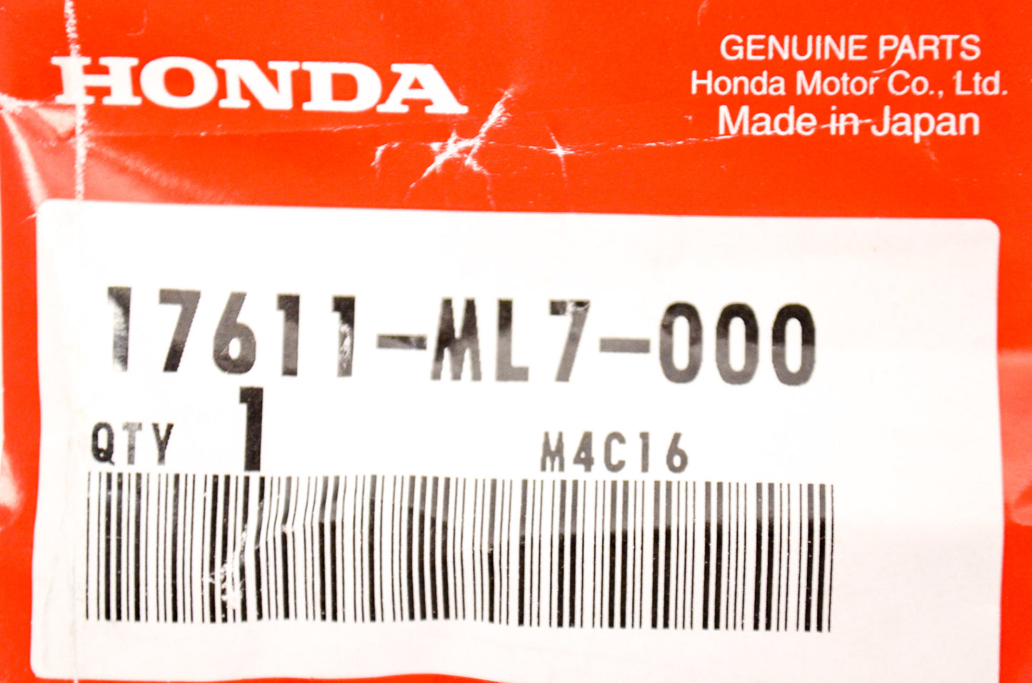 OEM Honda 17611-ML7-000 Fuel Tank Cushion NOS