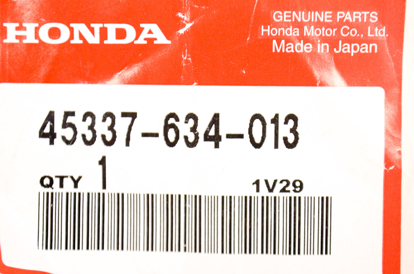 OEM Honda 45337-634-013 Left Adjusting Screw NOS