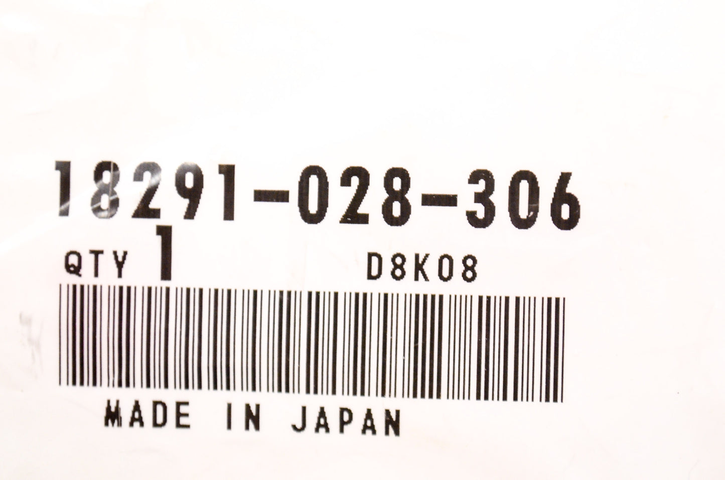 OEM Honda 18291-028-306 Exhaust Pipe Gasket NOS