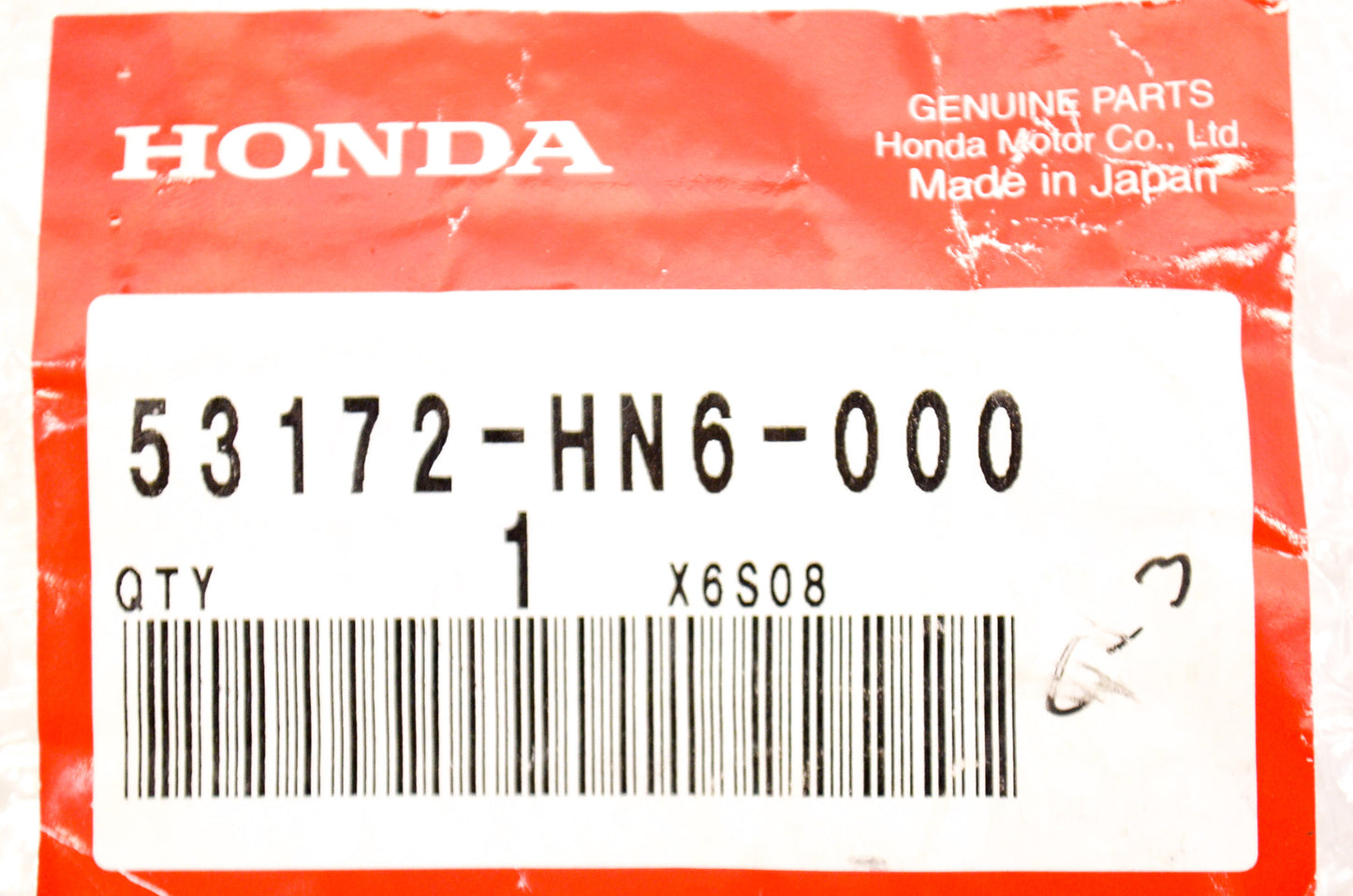 New OEM Honda 53172-HN6-000 Brake Lever Bracket NOS
