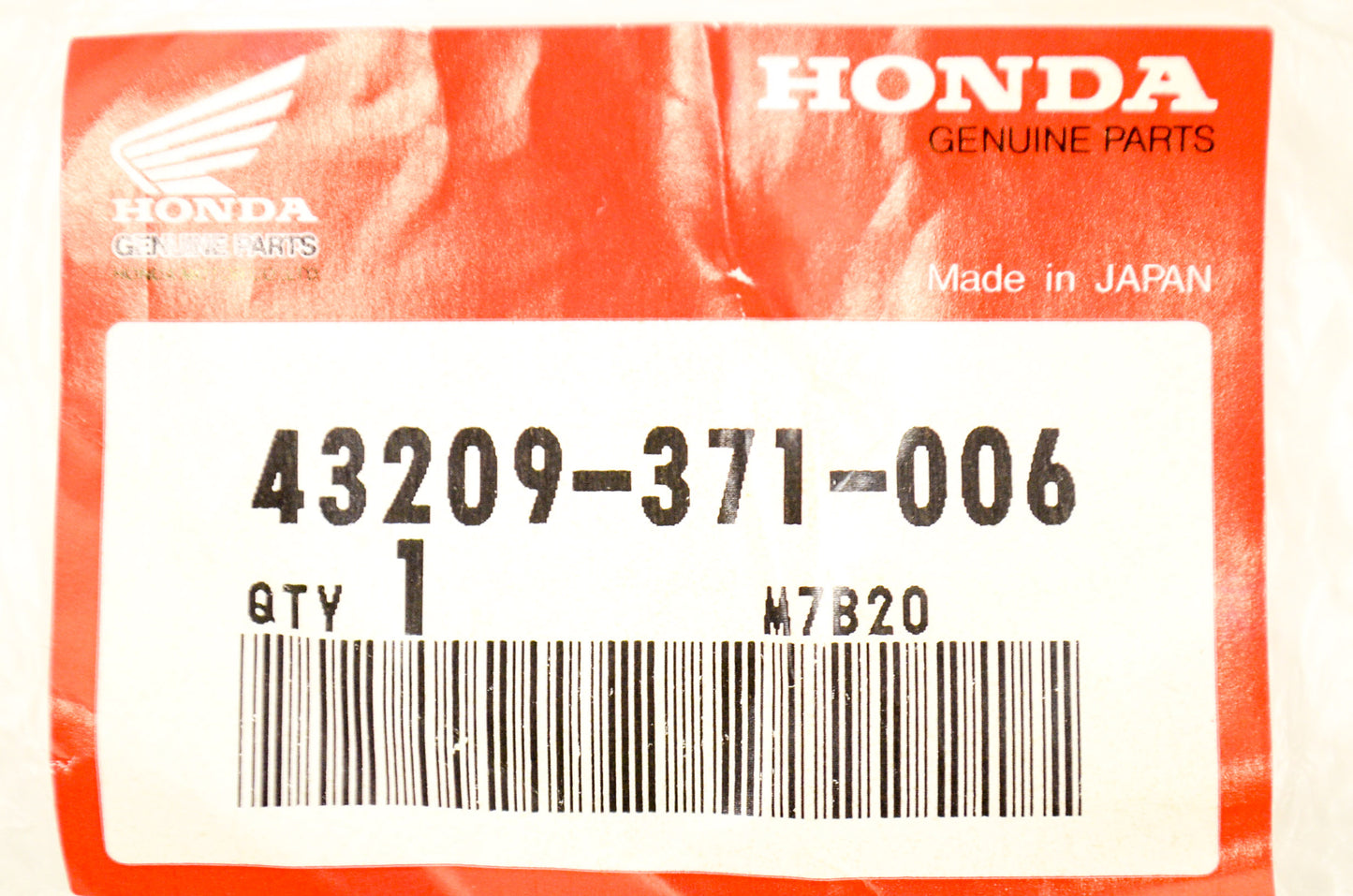 OEM Honda 43209-371-006 Piston Seal 38mm NOS